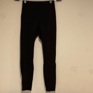 LuLuLemon Womens High-Rise Athletic Leggings Sz 6 Black